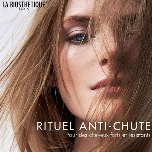 Coiffeur Biosthétique à Quimper, votre salon de coiffure Nuance Coiffure vous apporte tous les soins pour lutter contre la chute de vos cheveux