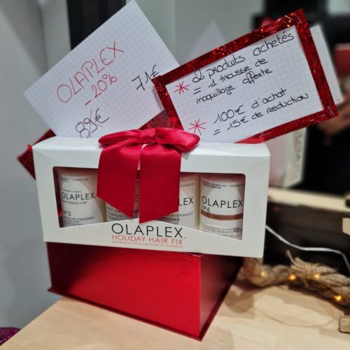 Le coffret de soins réparateurs Olaplex est tout ce dont vous avez besoin pour réparer, restructurer, renforcer, hydrater et éliminer les frisottis en cette période de fêtes de fin d’année. Profitez de 20% de réduction pour tester les 4 produits et soins capillaires révolutionnaires et vegan.