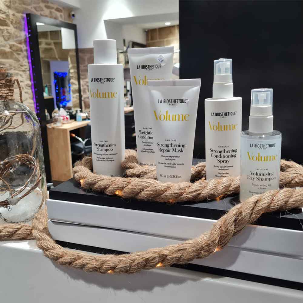 Volume Hair, La biosthetique offre spéciale Noël, uniquement au salon de coiffure Nuance Coiffure à Quimper